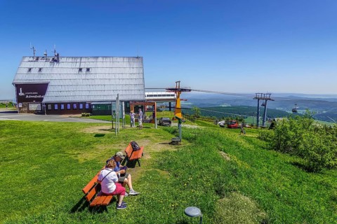 Fichtelberg suspension railway mountain station