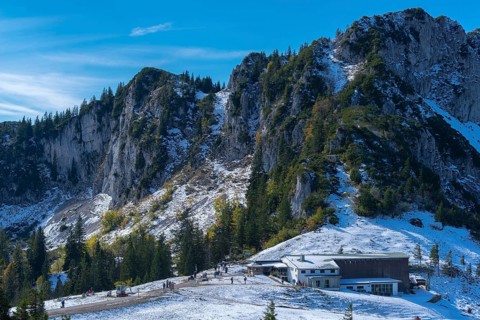 Kampenwand cable car mountain station