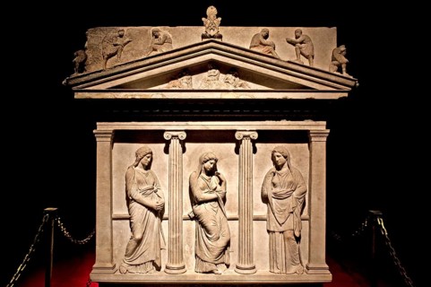 Wailing woman sarcophagus from the royal necropolis of Sidon