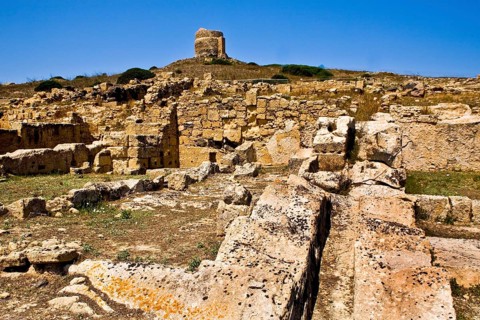 Roman excavation site Tharros