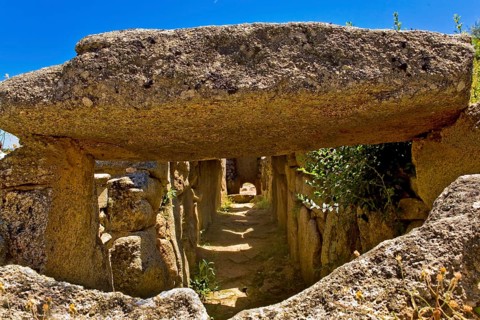 Gigantic tomb of Coddu Vecchiu