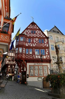 The historic Bernkastel market square