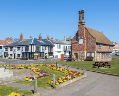 Historic Moot Hall building town guildhall