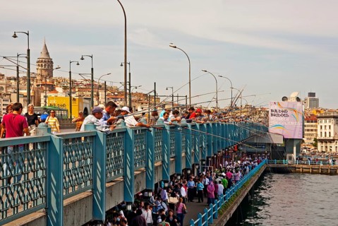 Angler on the Galata Bridge