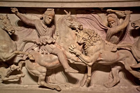 Alexander's sarcophagus from the royal necropolis of Sidon