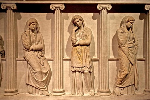 Wailing woman sarcophagus from the royal necropolis of Sidon