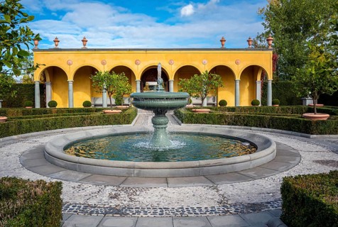 Fountain on the grounds of the Gaerten der Welt