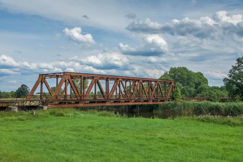 Old Neisse Bridge south of Ratzdorf