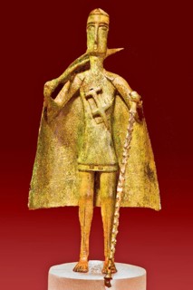 Bronze chieftain figure