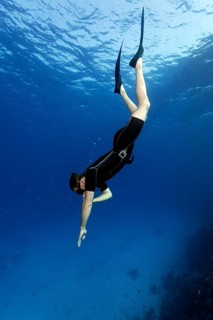 Apnoea diver