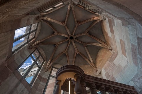 Final vault of the private stair tower of the former merchant Martin Peller in the Pellerhaus