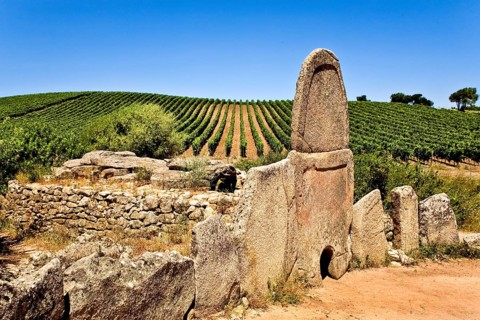 Gigantic tomb of Coddu Vecchiu