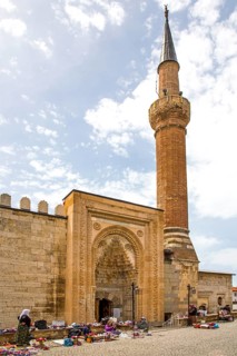 Largest wooden pillared mosque in Turkey