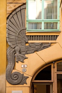 Art Nouveau House Entrance