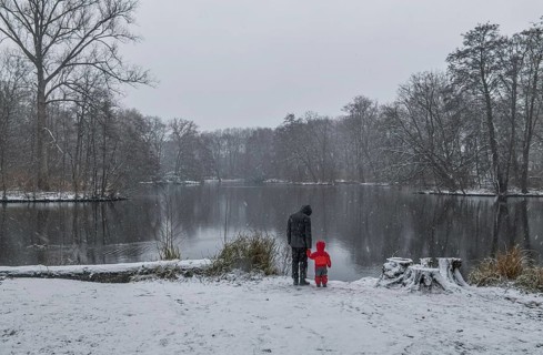 Berlin 03. 01. 2021: Winterly