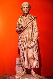 Marble statue of the Clerk