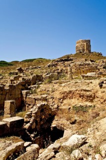 Roman excavation site Tharros