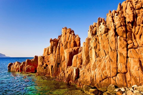 The red rocks of Arbatax Sardinia Italy