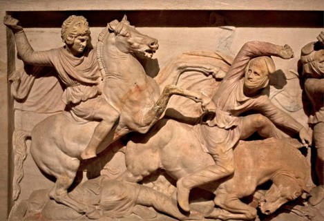 Alexander's sarcophagus from the royal necropolis of Sidon