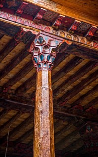 Largest wooden pillared mosque in Turkey