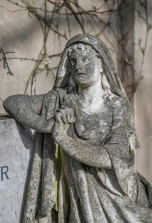 Mourning figure