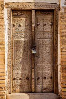 Artfully decorated doors and gates