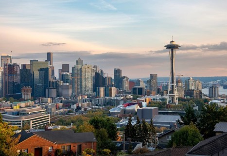 View over Seattle