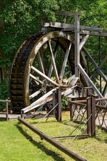 Historic water wheel