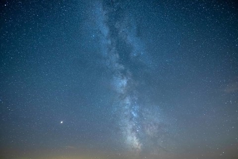 Milky Way on a clear night on the Hochalp
