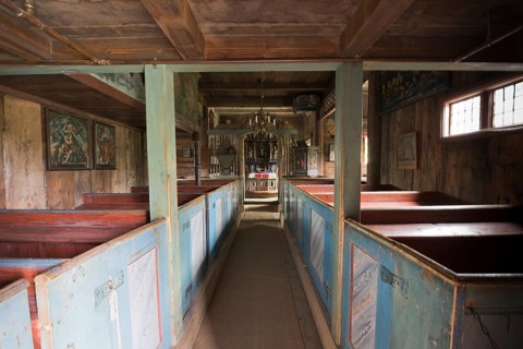 Stave Church at Mahaugen Open Air Museum