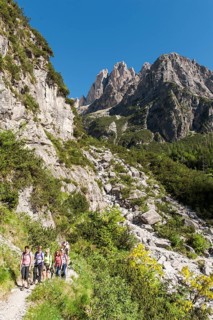 Mountain hiking