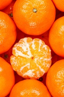 Mandarin Clementine Fruit Mandarin Clementine Fruit from above