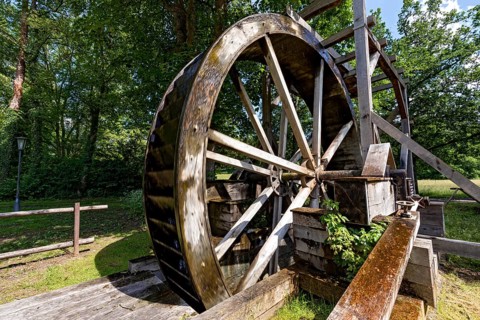 Historic water wheel