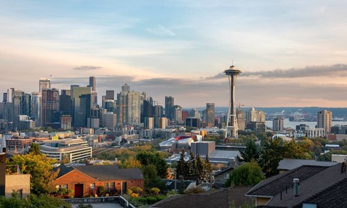 View over Seattle