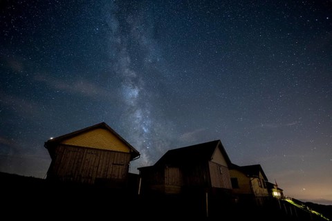 Milky Way on a clear night on the Hochalp