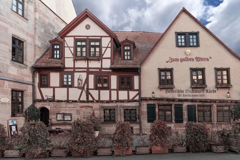 Oldest historical bratwurst kitchen in Nuremberg