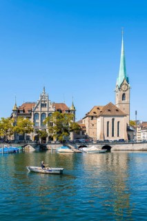 Rowers on the Limmat