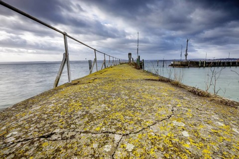 Storm Lolita moves across Lake Constance