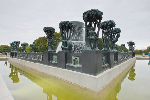 Sculptures in the Vigeland Sculpture Park