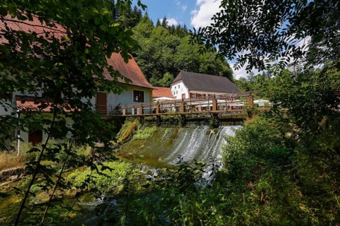 Wimsen mill on the river course of the Ach river