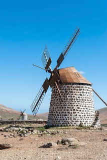 Two windmills