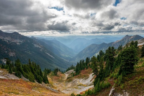View into the valley of Butter Creek