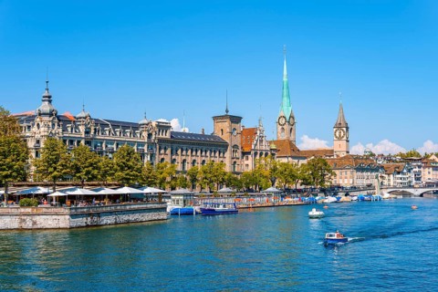 View over the Limmat