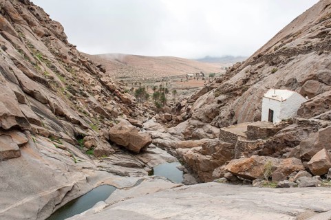 Chapel Ermita de Nuestra Senora de la Pena in the valley Barranco de las Penitas