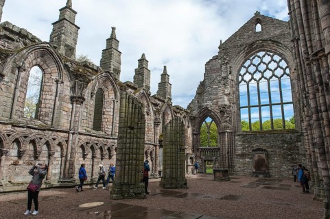 Holyrood Abbey church ruins