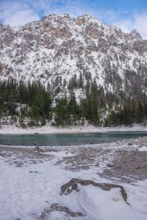 Mountain lake with Mountains