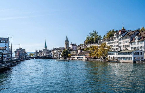 View over the river Limmat