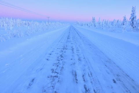 Road in winter