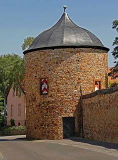 One of the towers of Frankenstein Castle