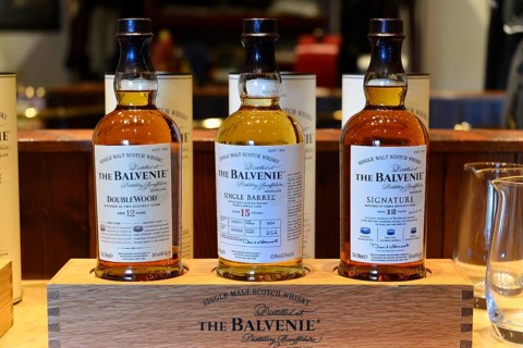 Whisky bottles